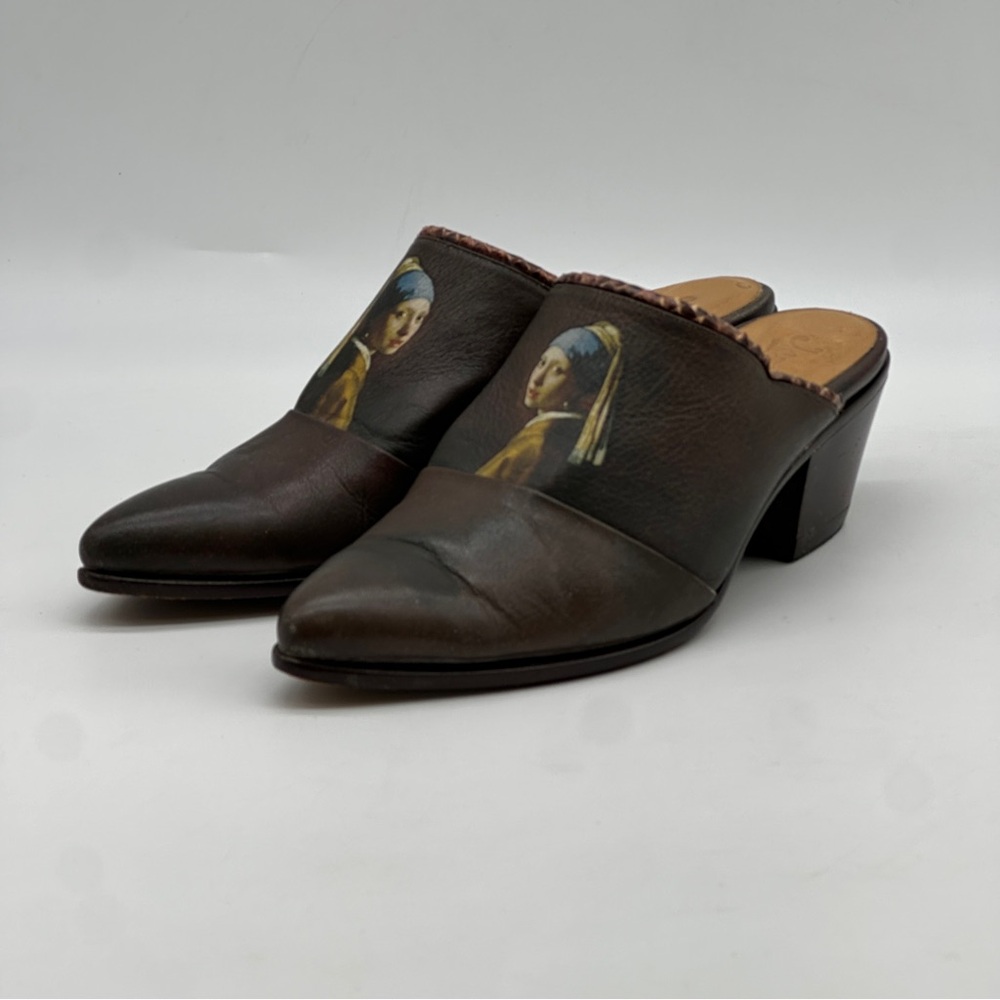 Icon Leather Mules. Size 7.5 - Picture 4 of 11